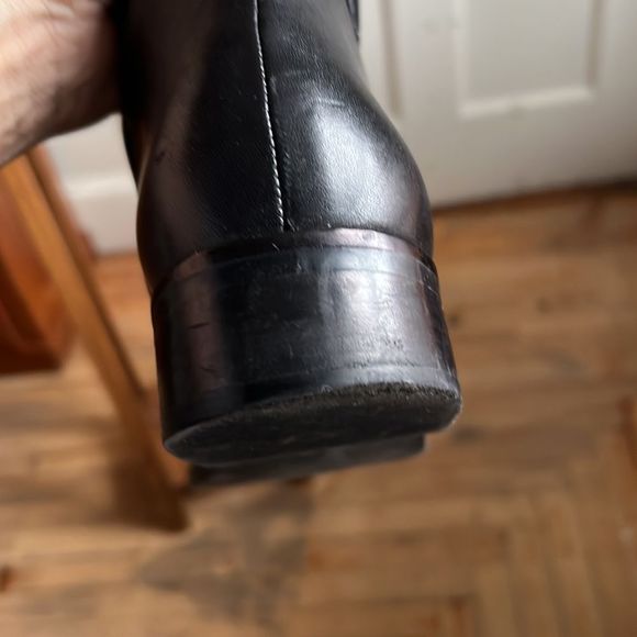 Cole Haan tall leather riding boots, size ladies 11. - Picture 11 of 15
